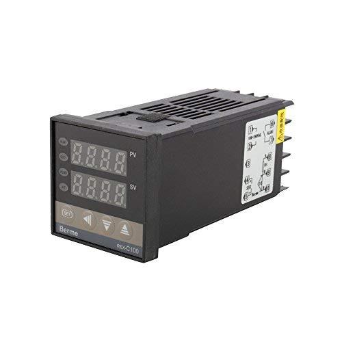 Hilitand Alarm REX-C100 Digital Intelligent Thermostat LED PID Temperature Controller Kits AC110V-240V 0?~400?