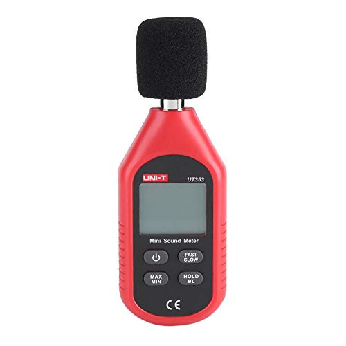 Sound Decibel Meter, LCD Digital Audio Decibel Meter Sound Level Meter Noise Level Meter Sound Monitor dB Meter Noise Measurement 30 dB to 130 dB MAX Data Hold Function
