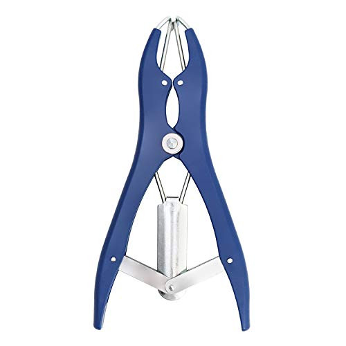 QWORK Castration Bander for Cattle, Goats, Cows Bander Castrations Elastrator Tool Balloon Filling Plier