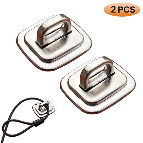 Security Anchor Base Plate for Keyed or Combination Cable Locks,Desk Mount Anchor Accessory for Cable Locks