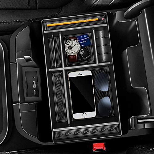INSAUTO Center Console Organizer Storage Tray for 2019-2020 Chevy Silverado 1500/GMC Sierra 1500,2020 Chevy Silverado,2020 GMC Sierra 2500/3500 HD Truck Accessories INSAUTO Center Console Organizer Storage Tray for 2019-2020 Chevy Silverado 1500/GMC Sierra 1500,2020 Chevy Silverado,2020 GMC Sierra 2500/3500 HD Truck Accessories