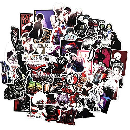 Tokyo Ghoul Anime Sticker Pack of 50 Tokyo Ghoul Decals for Laptops Hydro Flasks Water Bottles Luggage Tokyo Ghoul Anime Sticker Pack of 50 Tokyo Ghoul Decals for Laptops Hydro Flasks Water Bottles Luggage