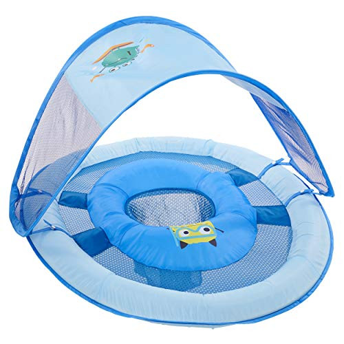 SwimWays Baby Spring Float w/ Canopy - Blue