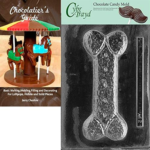 Cybrtrayd Bk-A062 Dog Bone Animal Chocolate Candy Mold