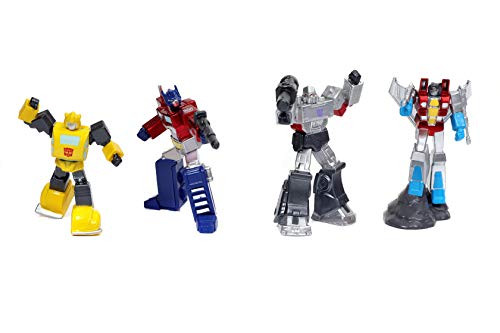 Transformers G1 Diorama Scene 2.75" 4-Pack Die-Cast Collectible Figures, Toys for Kids and Adults Transformers G1 Diorama Scene 2.75" 4-Pack Die-Cast Collectible Figures, Toys for Kids and Adults