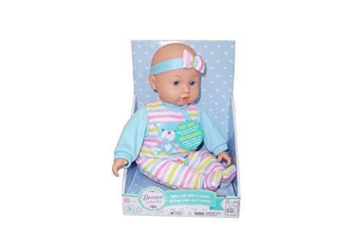 DREAM COLLECTION You & Me Chatter and Coo Baby Doll (Blue)