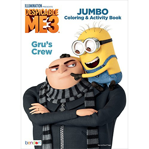 Despicable Me Bendon 3 Jumbo Coloring and Activity Book Despicable Me Bendon 3 Jumbo Coloring and Activity Book