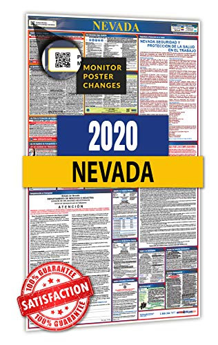 2020 Nevada Spanish All in One Labor Law Posters for Workplace