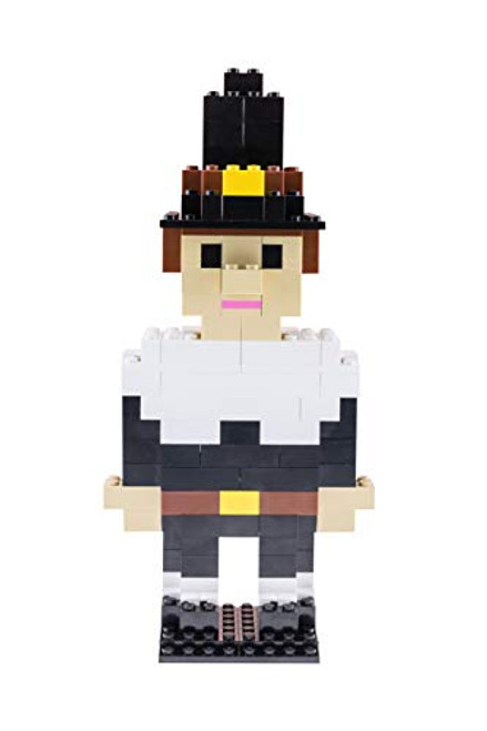 Strictly Briks - Building Bricks & Blocks Set - Classic Briks Pilgrim - Thanksgiving Building Construction Toy - 100% Compatible with All Major Brands - 127 Pieces Strictly Briks - Building Bricks & Blocks Set - Classic Briks Pilgrim - Thanksgiving Building Construction Toy - 100% Compatible with All Major Brands - 127 Pieces