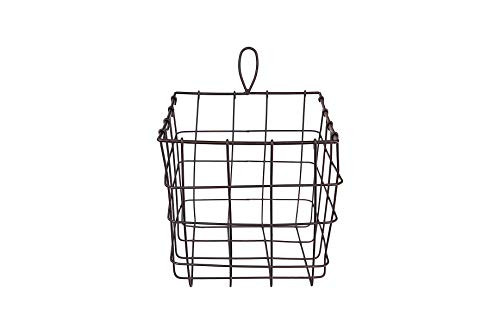 Creative Co-op DA7342-1 Hanging or Sitting Metal Wire Basket