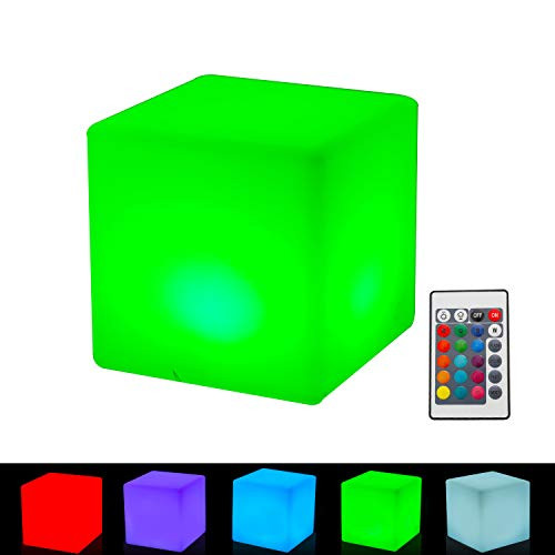 Topadorn LED Night Light Cube 5" Mood Lamp w/Remote, 16 RGB Color Changing & 4 Modes Glowing Table Light,USB Rechargeable Multi-Function Ambient Light for Kids, Home, Garden, Party Decor Topadorn LED Night Light Cube 5" Mood Lamp w/Remote, 16 RGB Color Changing & 4 Modes Glowing Table Light,USB Rechargeable Multi-Function Ambient Light for Kids, Home, Garden, Party Decor