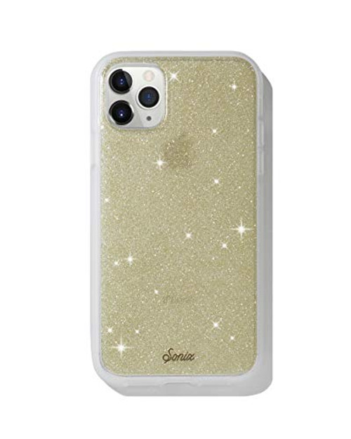 Sonix Gold Glitter Case for iPhone 11 Pro Max [10ft Drop Tested] Protective Clear Series for Apple iPhone Xs Max, iPhone 11 Pro Max