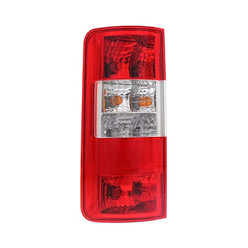 Dependable Direct Driver Side (LH) Tail Light Assembly for 2010-2013 Ford Transit Connect - Parts Link # FO2800225 OE # 9T1Z13405A - Includes the Bulb