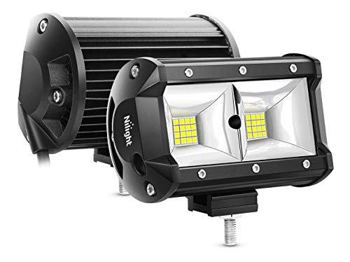 Nilight 2PCS 5Inch 96W Flood LED Light Bar 3600LM Driving Lights Fog Light Led Off Road Lights for Trucks Jeep UTV ATV Marine Boat,2 Years Warranty Nilight 2PCS 5Inch 96W Flood LED Light Bar 3600LM Driving Lights Fog Light Led Off Road Lights for Trucks Jeep UTV ATV Marine Boat,2 Years Warranty