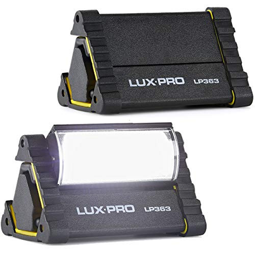 LUXPRO LP362 Mini Triangle Work Light,180 lm, 3AAA Batteries Inc, 2 pack