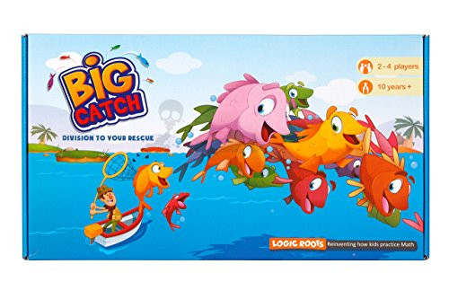 Logic Roots Big Catch Advanced Division Board Game Stem Toy Maths Resource