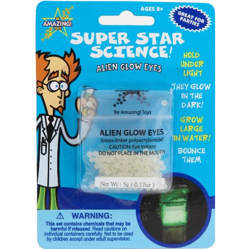 Be Amazing Toys Alien Glow Eyes Mini Blister Science Experiment Kits