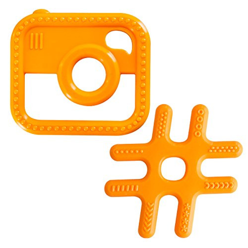Ulubulu Hashtag Teether and Camera Teether Combo Pack
