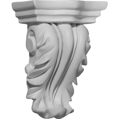 Ekena Millwork COR04X02X05BL 4 1/4-Inch W x 2 5/8-Inch D x 5 3/4-Inch H Blackthorne Corbel