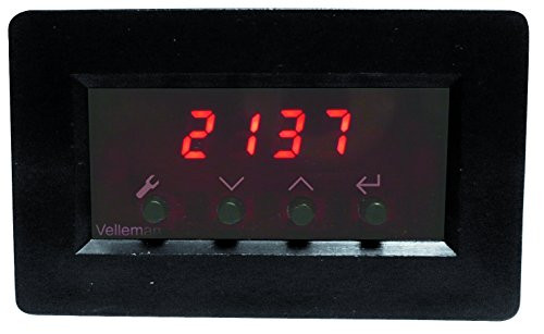 Velleman VM147 Panel Counter Modules with Red LED Read-Out, Multi-Colour