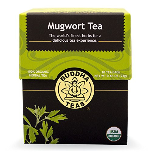 Buddha Teas Mugwort Tea, 18 Count (Pack of 6)