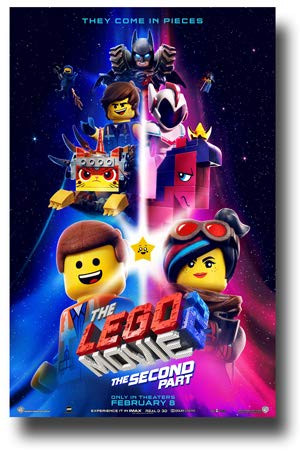 The Lego Movie Part 2 Poster Movie Promo 11 x 17 inches They Come in Pieces 1st