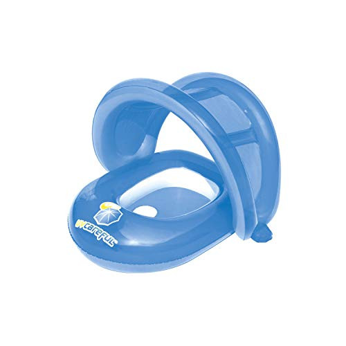 H2OGo Bestway - UV Careful Baby Care Seat Pool Float, Blue, Model Number: 10446