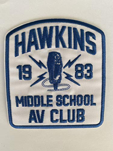 Iron on Patches - Stranger Things Hawkins Middle School AV Club Patch Iron-on sew-on Patch Applique K-50