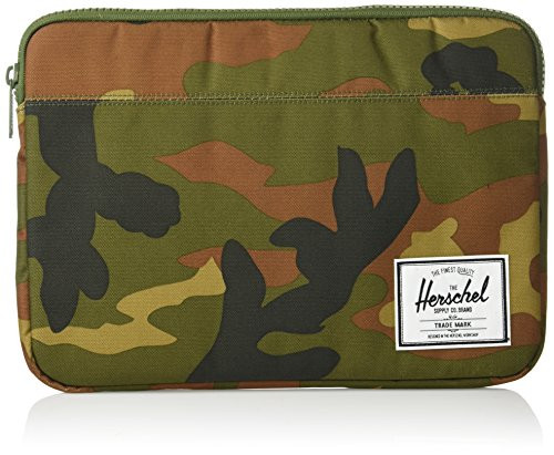 Herschel Anchor Sleeve for MacBook/iPad, Woodland Camo/Woodland Camo, 11-Inch