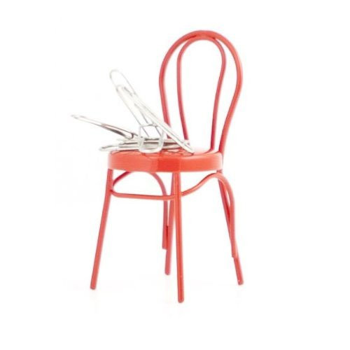 Kikkerland Red Magnet Paper Clip Chair