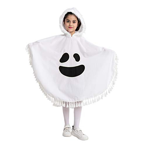 Spooktacular Creations Child Girl Ghost Scary Fanny Dress Costumes (Toddler (3-4yr)) White