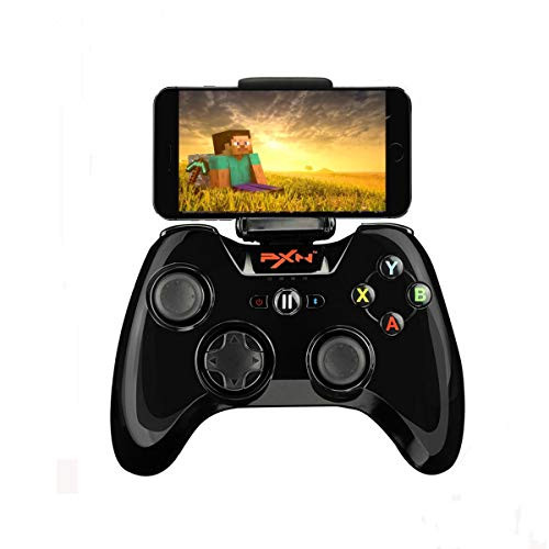 MFi Game Controller - PXN 6603 Speedy Wireless Joystick Gamepad with Adjustable Clamp Holder Compatible with iOS