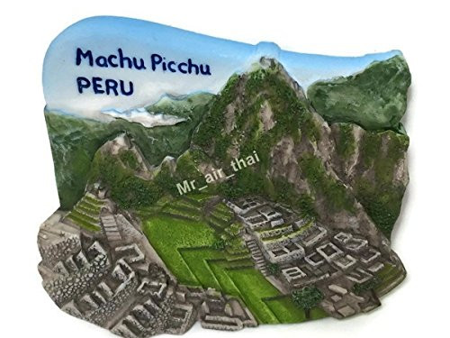 Machu Picchu Peru, Souvenir Collection 3D Fridge Refrigerator Magnet Hand Made Resin