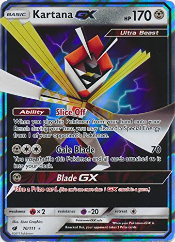 Kartana-GX - 70/111 - Ultra Rare - Sun & Moon: Crimson Invasion