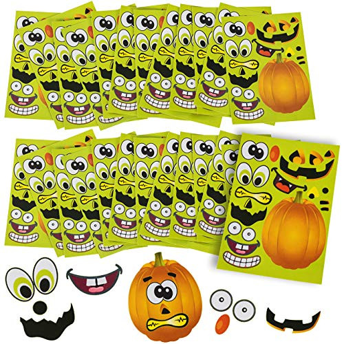 Halloween Stickers - 24 Sheets Kids Jack O' Lantern Pumpkin Stickers Tigerdoe Halloween Stickers - 24 Sheets Kids Jack O' Lantern Pumpkin Stickers Tigerdoe