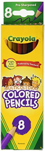 3.3 Mm Multicultural Colored Woodcase Pencils (8/Set) [Set of 3]