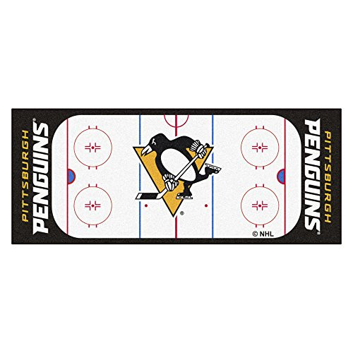 FANMATS NHL Pittsburgh Penguins Nylon Face Football Field Runner FANMATS NHL Pittsburgh Penguins Nylon Face Football Field Runner