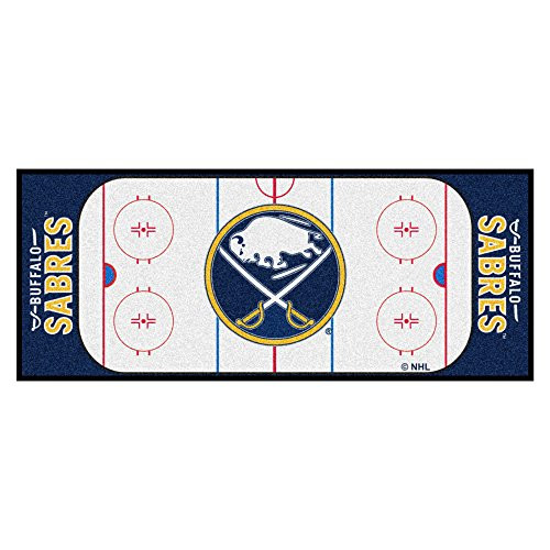 FANMATS NHL Buffalo Sabres Nylon Face Football Field Runner FANMATS NHL Buffalo Sabres Nylon Face Football Field Runner
