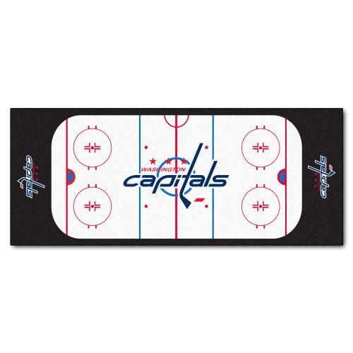 FANMATS NHL Washington Capitals Nylon Face Football Field Runner FANMATS NHL Washington Capitals Nylon Face Football Field Runner