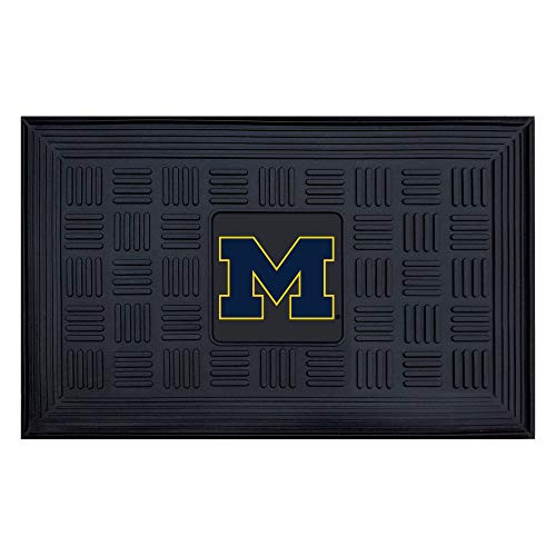 FANMATS NCAA University of Michigan Wolverines Vinyl Door Mat