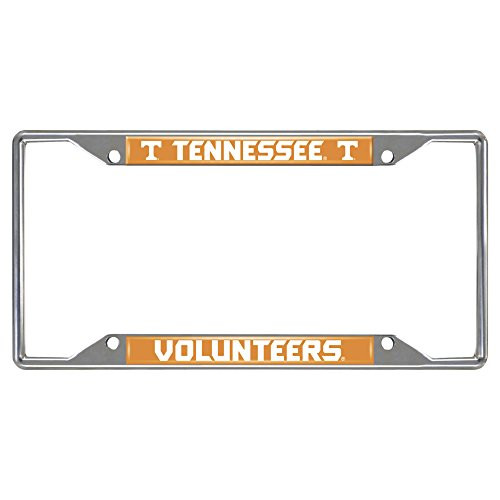 FANMATS NCAA University of Tennessee Volunteers Chrome License Plate Frame FANMATS NCAA University of Tennessee Volunteers Chrome License Plate Frame