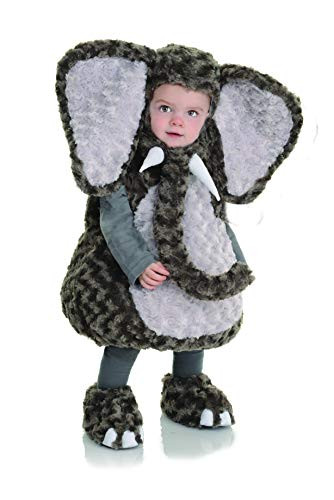UNDERWRAPS Kid's Toddler's Elephant Belly Babies Costume Childrens Costume, Gray, Small