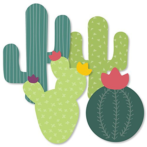 Big Dot of Happiness Prickly Cactus Party - Cactus Decorations DIY Fiesta Party Essentials - Set of 20