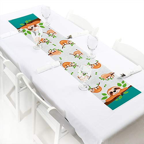 Big Dot of Happiness Let's Hang - Sloth - Petite Baby Shower or Birthday Party Paper Table Runner - 12 x 60 inches Big Dot of Happiness Let's Hang - Sloth - Petite Baby Shower or Birthday Party Paper Table Runner - 12 x 60 inches