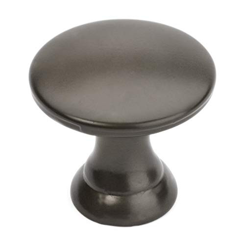 10 Pack - Cosmas 4545GPH Graphite Cabinet Hardware Round Knob - 7/8" Diameter