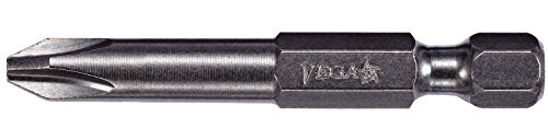 VEGA #2 Phillips 2 Inch Power Bits. Professional Grade Phillips P2 1/4" Hex 2" Power Bits. (Pack of 50) 150P2A-50