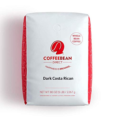 Dark Costa Rican Tarrazu, Whole Bean Coffee, 5 Pound Bag Dark Costa Rican Tarrazu, Whole Bean Coffee, 5 Pound Bag