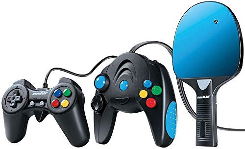 My Arcade Gamestation 300 Plug and Play Game System with 300 Preloaded Games  Includes 2 Console Style Wired Controllers and 1 Wireless Paddle
