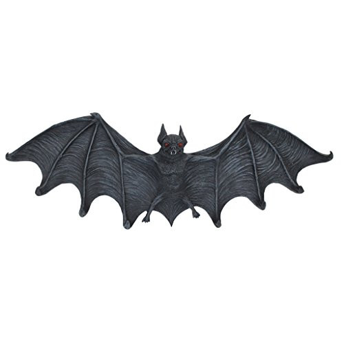 Key Hook Rack - Vampire Bat Key Holder Wall Sculpture: Large - Bat Figure - Halloween Bats