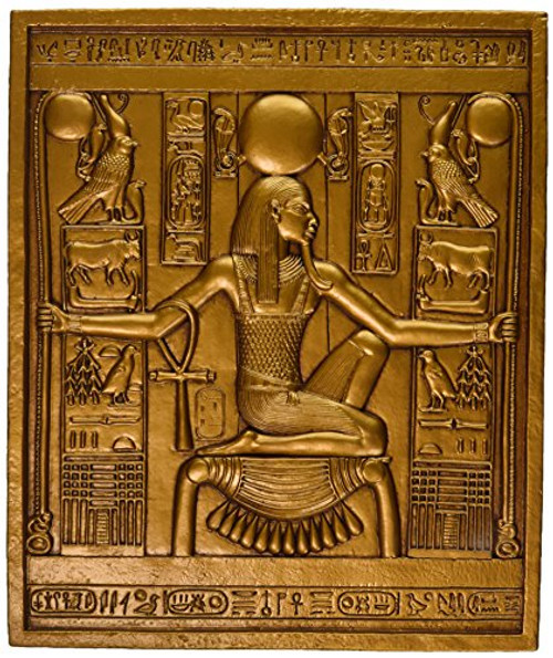 Design Toscano Egyptian Temple Stele Tutankhamen Plaque Design Toscano Egyptian Temple Stele Tutankhamen Plaque
